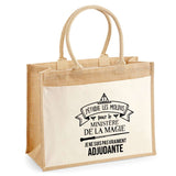 Sac Fête des Mères Mamie MAman Soeur Femme Famille Idée Cadeau anniversaire Noël Travail Boulot Métier Départ Retraite Collègue Femme cabas shopping plage