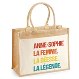 Sac Fête des Mères Mamie MAman Soeur Femme Famille Idée Cadeau anniversaire Noël Travail Boulot Métier Départ Retraite Collègue Femme cabas shopping plage