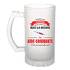 Chope de bière personnalisé, idée cadeau pour maman, femme ou collègue. Parfait pour Noël, anniversaire, fête des mères ou Secret Santa.