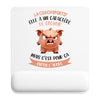 Tapis de souris La Coach Sportif caractère de cochon