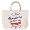 Sac Fête des Mères Mamie Famille Idée Cadeau anniversaire Noël Travail Boulot Métier Départ Retraite Collègue Femme cabas shopping plage