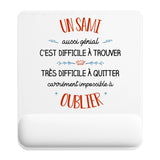 Tapis de souris ergonomique avec repose-poignet, accessoire bureau pour femme et homme, fête des pères, cadeau pas cher, idée cadeau fête des mères, secret santa, départ à la retraite, télétravail et gaming