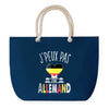Sac de plage Bleu anse corde J'peux Pas Allemand