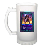 fete des peres papa carte geek gamer cadeau anniversaire noel chope verre à bière cervoise