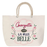 Sac Fête des Mères Mamie Famille Idée Cadeau anniversaire Noël Travail Boulot Métier Départ Retraite Collègue Femme cabas shopping plage
