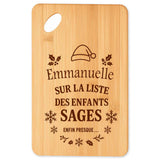 Planche à découper cadeau Noël famille amis papa maman mamie papi, idée cadeau apéro et cuisine, Secret Santa