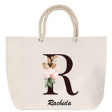 Sac Fête des Mères Mamie Famille Idée Cadeau anniversaire Noël Travail Boulot Métier Départ Retraite Collègue Femme cabas shopping plage