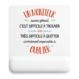 Tapis de souris ergonomique avec repose-poignet, accessoire bureau pour femme et homme, fête des pères, cadeau pas cher, idée cadeau fête des mères, secret santa, départ à la retraite, télétravail et gaming