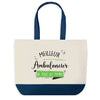 Sac de shopping bleu Meilleur Ambulancier de tous les temps
