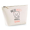 Trousse pochette de rangement maquillage Fête des Mères Mamie Famille Idée Cadeau anniversaire Noël Travail Boulot Métier Départ Retraite Collègue Femme