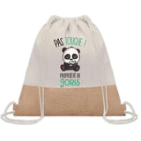 Sac Fête des Pères Papi Papa Cadeau anniversaire Noël Travail Boulot Métier Départ Retraite Collègue Homme cabas shopping plage