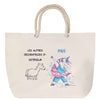 Sac Fête des Mères Mamie Famille Idée Cadeau anniversaire Noël Travail Boulot Métier Départ Retraite Collègue Femme cabas shopping plage