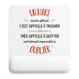 Tapis de souris ergonomique avec repose-poignet, accessoire bureau pour femme et homme, fête des pères, cadeau pas cher, idée cadeau fête des mères, secret santa, départ à la retraite, télétravail et gaming