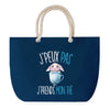 Sac de plage Bleu anse corde J'peux Pas Thé