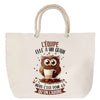 Sac Fête des Mères Mamie Famille Idée Cadeau anniversaire Noël Travail Boulot Métier Départ Retraite Collègue Femme cabas shopping plage