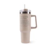 Mug isotherme Beige Violette Définition