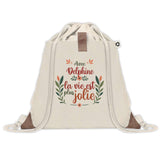 Sac Fête des Mères Mamie Famille Idée Cadeau anniversaire Noël Travail Boulot Métier Départ Retraite Collègue Femme cabas shopping plage