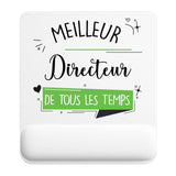 Tapis de souris ergonomique avec repose-poignet, accessoire bureau pour femme et homme, fête des pères, cadeau pas cher, idée cadeau fête des mères, secret santa, départ à la retraite, télétravail et gaming