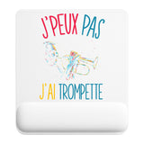 Tapis de souris ergonomique avec repose-poignet, accessoire bureau pour femme et homme, fête des pères, cadeau pas cher, idée cadeau fête des mères, secret santa, départ à la retraite, télétravail et gaming