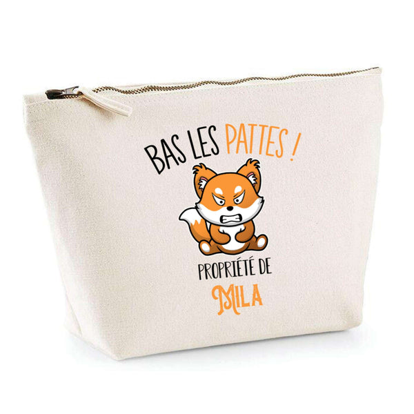 Trousse pochette de rangement maquillage Fête des Mères Mamie Famille Idée Cadeau anniversaire Noël Travail Boulot Métier Départ Retraite Collègue Femme