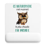 Tapis de souris ergonomique avec repose-poignet, accessoire bureau pour femme et homme, fête des pères, cadeau pas cher, idée cadeau fête des mères, secret santa, départ à la retraite, télétravail et gaming