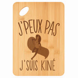 Planche bambou gravée personnalisée femme idée cadeau Fête des Mères apéro 30×20 prénom cuisine plateau fromage anniversaire noel maman mamie
