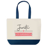 Sac de shopping bleu Juriste en Vacances