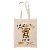 Sac tote bag réutilisable coton shopping Fête des Mères Mamie Famille Idée Cadeau anniversaire Noël Travail Boulot Métier Départ Retraite Collègue Femme