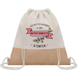 Sac Fête des Mères Mamie Maman Cadeau anniversaire Noël Travail Métier Départ Retraite Collègue Femme cabas shopping plage