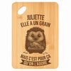 Planche bambou gravée personnalisée femme idée cadeau Fête des Mères apéro 30×20 prénom cuisine plateau fromage anniversaire noel maman mamie