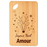 Planche à découper Joyeux noël Amour cerf
