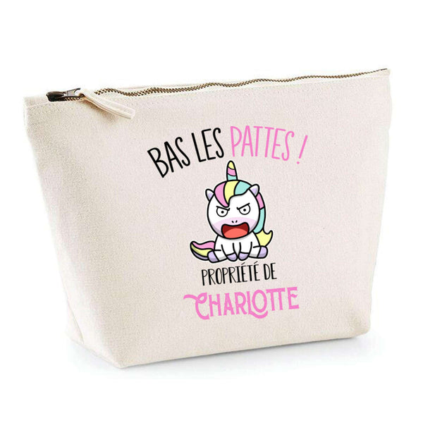 Trousse pochette de rangement maquillage Fête des Mères Mamie Famille Idée Cadeau anniversaire Noël Travail Boulot Métier Départ Retraite Collègue Femme