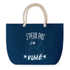 Sac de plage Bleu anse corde J'peux Pas Voile