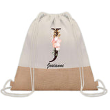Sac Fête des Mères Mamie Maman Cadeau anniversaire Noël Travail Métier Départ Retraite Collègue Femme cabas shopping plage