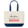Sac de shopping bleu Andréa en Vacances