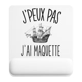 Tapis de souris ergonomique avec repose-poignet, accessoire bureau pour femme et homme, fête des pères, cadeau pas cher, idée cadeau fête des mères, secret santa, départ à la retraite, télétravail et gaming