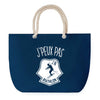 Sac de plage Bleu anse corde J'peux Pas Biathlon