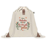 Sac Fête des Mères Mamie Famille Idée Cadeau anniversaire Noël Travail Boulot Métier Départ Retraite Collègue Femme cabas shopping plage