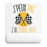 Tapis de souris ergonomique avec repose-poignet, accessoire bureau pour femme et homme, fête des pères, cadeau pas cher, idée cadeau fête des mères, secret santa, départ à la retraite, télétravail et gaming
