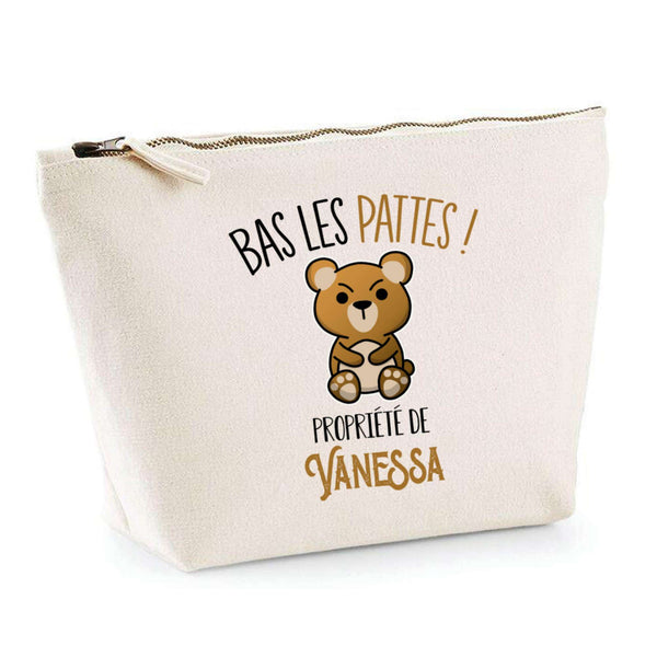 Trousse pochette de rangement maquillage Fête des Mères Mamie Famille Idée Cadeau anniversaire Noël Travail Boulot Métier Départ Retraite Collègue Femme