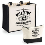 Cabas homme ou femme sac plage ou shopping tote bag pochette trousse Idée cadeau original pour anniversaire Noël travail départ retraite collègue famille fete des mères fetes des pères papa maman mamie papi