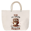 Sac Fête des Mères Mamie Famille Idée Cadeau anniversaire Noël Travail Boulot Métier Départ Retraite Collègue Femme cabas shopping plage