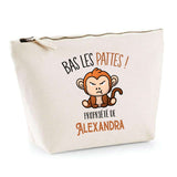 Trousse pochette de rangement maquillage Fête des Mères Mamie Famille Idée Cadeau anniversaire Noël Travail Boulot Métier Départ Retraite Collègue Femme