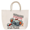 Sac Fête des Mères Mamie Famille Idée Cadeau anniversaire Noël Travail Boulot Métier Départ Retraite Collègue Femme cabas shopping plage