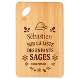Planche à découper cadeau Noël famille amis papa maman mamie papi, idée cadeau apéro et cuisine, Secret Santa