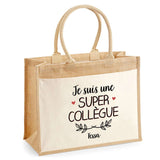 Sac Fête des Mères Mamie MAman Soeur Femme Famille Idée Cadeau anniversaire Noël Travail Boulot Métier Départ Retraite Collègue Femme cabas shopping plage