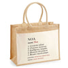 Sac Fête des Pères Papa Papi Frère Homme Famille Idée Cadeau anniversaire Noël Travail Boulot Métier Départ Retraite Collègue cabas 