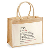 Sac Fête des Pères Papa Papi Frère Homme Famille Idée Cadeau anniversaire Noël Travail Boulot Métier Départ Retraite Collègue cabas 