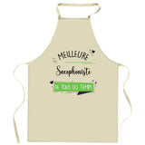 Cadeau Cuisinier cuisinière mère maman papa père mamie papi Vêtement Blouse de protection Barbecue Jardinage Tablier de Travail Tâches ménagères 