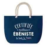Sac de plage Bleu anse corde Certifiée meilleure Ébéniste